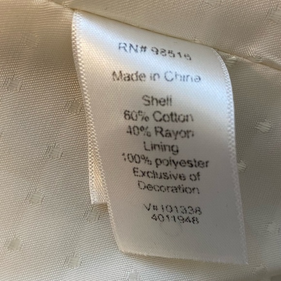 Coldwater Creek Tan Pastel Tweed Zip Front Blazer - Picture 8 of 8